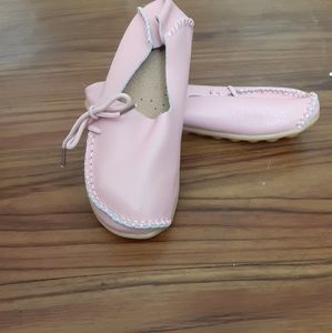 Londoen Women Moccasin Pink Flats
